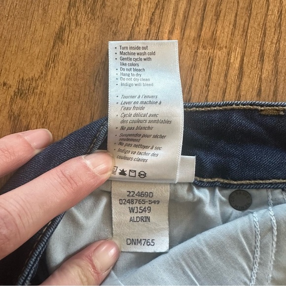 Paige Skyline Skinny Jeans Medium Dark Wash Blue Denim Size 29 Casual - Picture 13 of 14